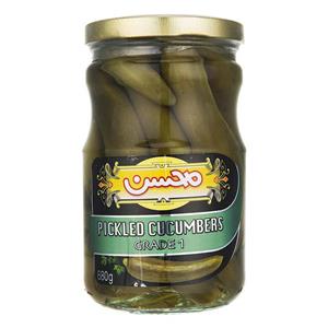 خیارشور درجه یک شیشه 680 گرمی مهرام