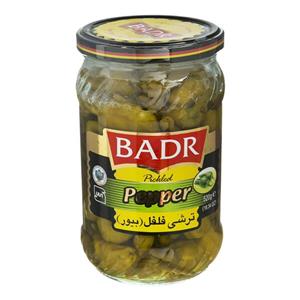 ترشی فلفل بیور شیشه 520 گرمی بدر
