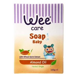 صابون بچه حاوی روغن بادام 100 گرمی کر Wee Care Soap Baby Almond Oil 100g 