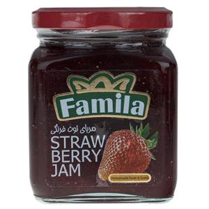 مربای توت فرنگی 300 گرمی فامیلا Famila Strawberry Jam 300gr 