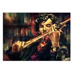 تابلو شاسی ونسونی طرح Sherlock Violin سایز 50 × 70