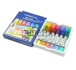 مداد شمعی ژله ای 6 رنگ استدلر مدل Noris Club Staedtler Color Gel Crayon 