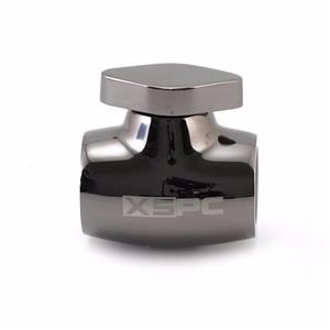 Adapter: XSPC Ball Valve G1/4 (Black Chrome) 