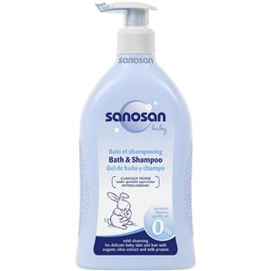 شامپو مو و بدن کودک سانوسان حجم 500 میلی‌لیتر Sanosan Baby Bath And Hair Shampoo 500ml