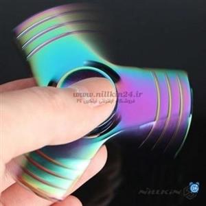 اسپینر سه پره ی رنگین کمانی  Metal Elegant Rainbow Spinner