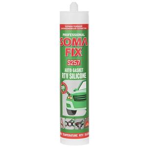 چسب سیلیکونی سوما فیکس مدل S257 حجم 280 میلی لیتر Soma Fix S257 Silicon Sealing Adhesive 280 ml