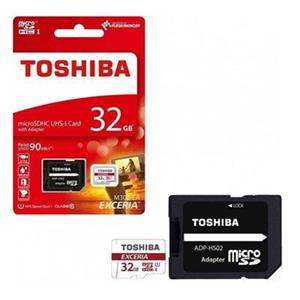 کارت حافظه MicroSDHC توشیبا مدل Exceria M302 کلاس 10 استاندارد UHS-I U3 سرعت 90MBps ظرفیت 32GB Toshiba Exceria M302 UHS-I U3 90 MBps SDHC 32 GB