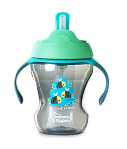 لیوان نی دار دسته دار 230 میل tommee tippee