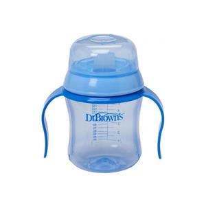 آبمیوه خوری سوپاپ دار 180 میل رنگ آبی دکتر براونز Dr Brown s