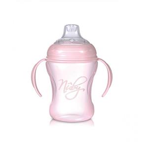 لیوان آبمیوه خوری سوپاپدار طرحدار NUBY