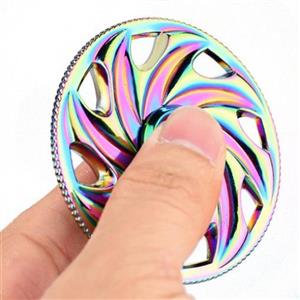 اسپینر فلزی چرخ رنگین کمانی Fidget Spinner Metal Rainbow Wheel 