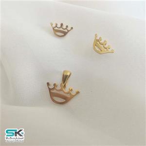 نیم ست استیل طرح تاج Crown Design Steel Half Set