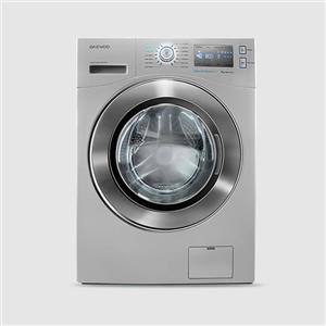 ماشین لباسشویی 8 کیلویی نقره ای دوو مدل DAEWOO DWK-8814S Washing Machine Daewoo DWK-8814S White Door - 8KG