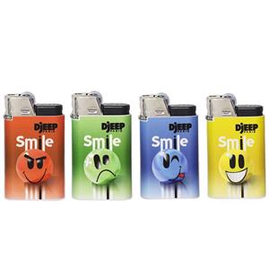 فندک دیجیپ مدل خندان بسته 4 عددی Djeep Smiley Lighter Pack Of 4