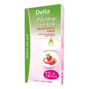 کرم موبر بدن دلیا مدل Wax Strips - strawberry Delia Wax Strips - strawberry Body Hair Removal Cream