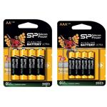 Silicon Power Alkalain Ultra AA and AAA Battery Pack of 8