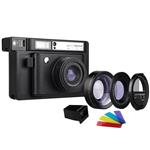 Lomography Lomo Instant Wide Black Camera With Lenses