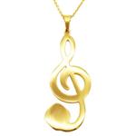 Shahr Shik G123 Music Note Necklace