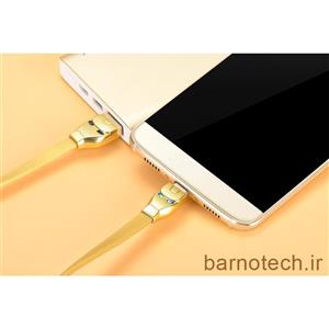 کابل تبدیل USB به Type-c هوکو مدل U14 steel به طول 1.2 متر