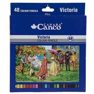 مداد رنگی 48 رنگ کنکو مدل Victoria Canco Victoria 48 Color Pencil
