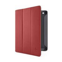 کاور آیپد بلکین سه لایه چرم قرمز - آیپد 3/4 - F8N755CWC01 iPad Cover Belkin TRFLD For iPad 3/4 - F8N755CWC01