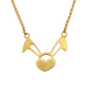 گردنبند نقره گالری وندا طرح خرگوش کد VNKH 2 Vanda Rabbit Gallery VNKH 2 Silver Necklace