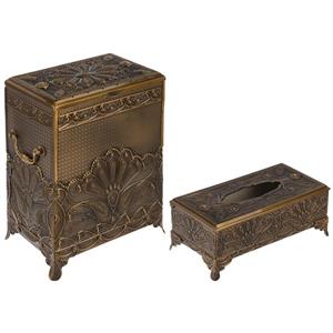 ست سطل و جا دستمال کاغذی بنیکو کد 1076 Benico 1076 Waste Bin And Tissue Box Set