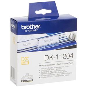 برچسب پرینتر لیبل زن برادر مدل DK-11204 Brother DK-11204 Label Printer Label