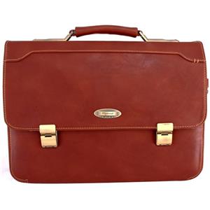 کیف اداری چرم صنعتی دوک مدل 6-1276 Duk 1276-6 Leather Briefcase