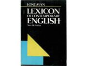 کتاب Longman Lexicon of contemporary English