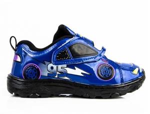 کفش اسپورت بچه گانه مدل ماشین آبی