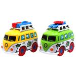 TNT Minyore Mini Metal Bus A Car Pack of 2