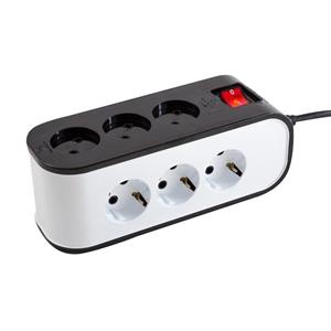 چند راهی برق 9 خانه پارت الکتریک مدل PE5142 Part Electric Power Strip 