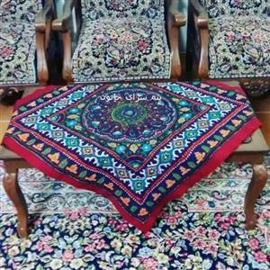 رومیزی پته قرمز 