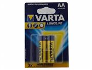 Varta LongLife Alkaline AA Battery - Pack of 2