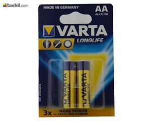 باطری قلمی کارتی Long Life وارتا-Varta Varta LongLife Alkaline AA Battery - Pack of 2