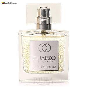 ادوپرفیوم زنانه و مردانه کوارزو د سیرکل مدل Just White Gold Cuarzo The Circle fo FOR MEN 30MIL 