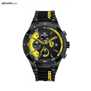 ساعت مچی پسرانه بند پلاستیک مشکی فراری مدل 0830261 Ferrari Men s 0830261 REDREV EVO Analog Display Quartz Black Watch Ferrari 0830261 Watch For Men