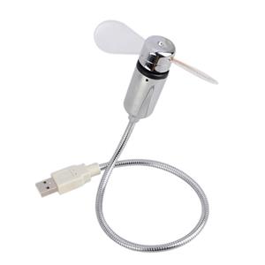 پنکه دما سنج مدل USB Temperature Fan USB Temperature Fan Thermometer Fan