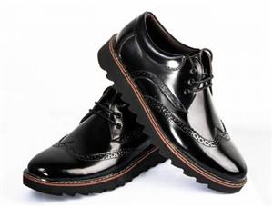 کفش مردانه مجلسی مدل هشترک اکو مشکی