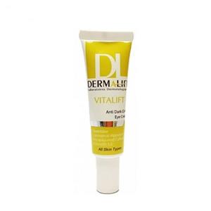 کرم ضد تیرگی دور چشم ویتالیفت درمالیفت 25 میلی لیتر Dermalift Vitalift Anti Dark Circle Eye Cream For All Skin Types 25 ml