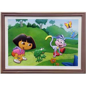 استیکر 3 بعدی برجسته دکوفان مدل Dora Decofun Dora 3D Wall Sticker