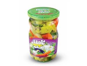 ترشی مخلوط 750 گرم شیشه