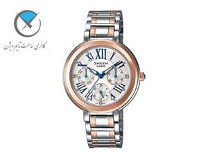 ساعت مچی عقربه ای زنانه کاسیو مدل SHE-3034SG-7AUDR Casio SHE-3034SG-7AUDR Watch For Women