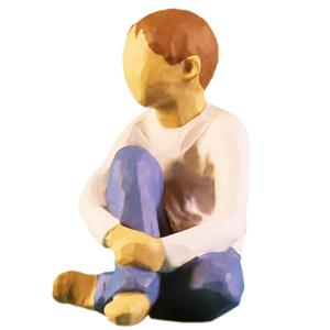مجسمه امین کامپوزیت مدل کودک مراقب کد 56