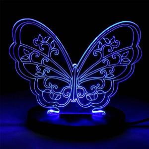 چراغ خواب سه بعدی سهیل مدل پروانه Soheil Butterfly 3D Night Light