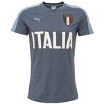 Puma FIGC Italia Azzurri Short Sleeve  T-Shirt For Men