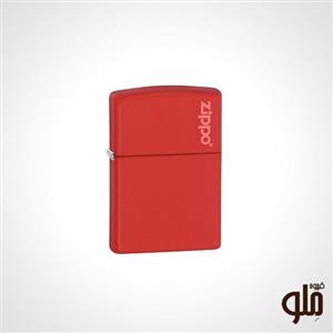 فندک زیپو مدل Red Matte with Zippo Logo کد 233ZL Zippo Red Matte with Zippo Logo 233ZL Lighter