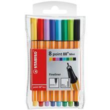 روان نویس Stabilo پوینت 88 مینی 8 رنگ Stabilo Point 88 Mini 8 Colors Pen