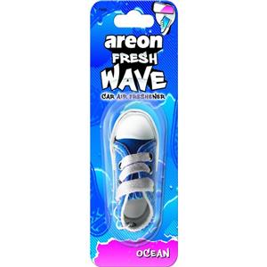 خوشبو کننده ماشین آرئون مدل فرش ویو اقیانوس Areon Fresh Wave Black Ocean Car Air Freshener